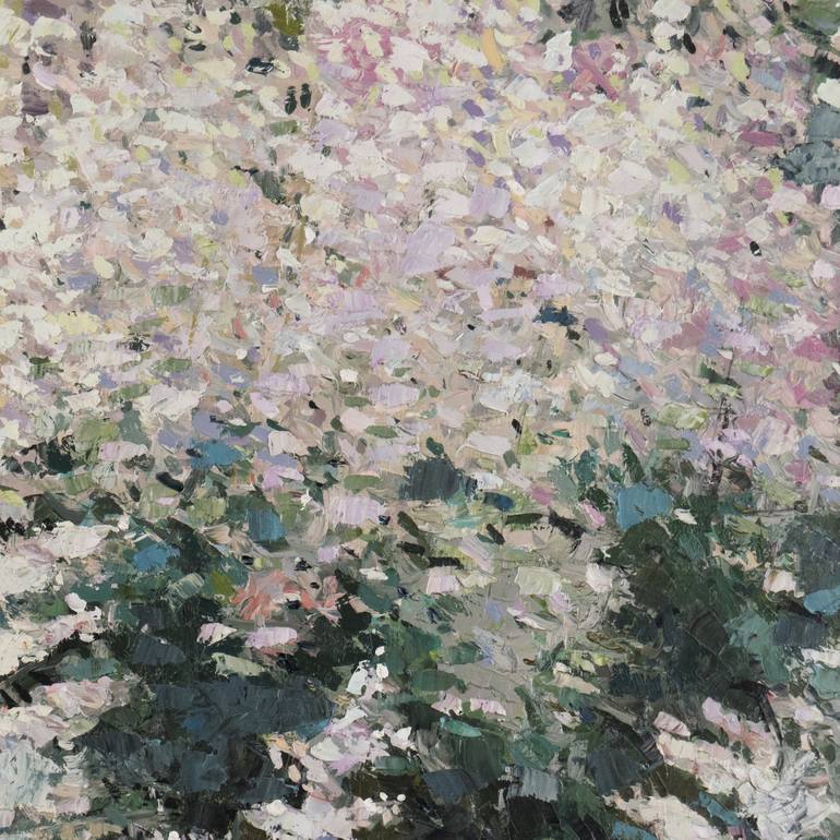 Original Impressionism Floral Painting by George Chertanov