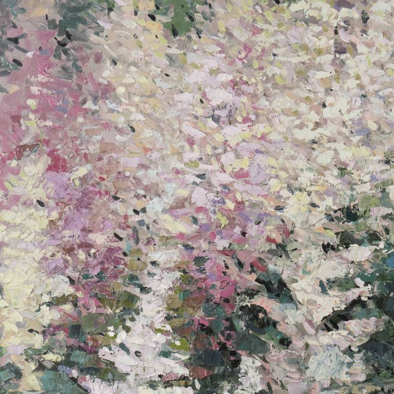 Original Impressionism Floral Painting by George Chertanov