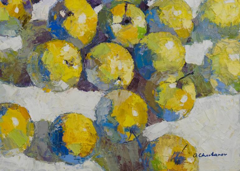 Original Impressionism Still Life Painting by George Chertanov