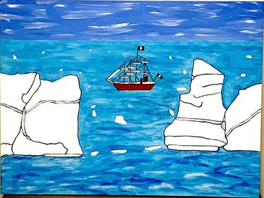 Original Boat Paintings by jack Gomez