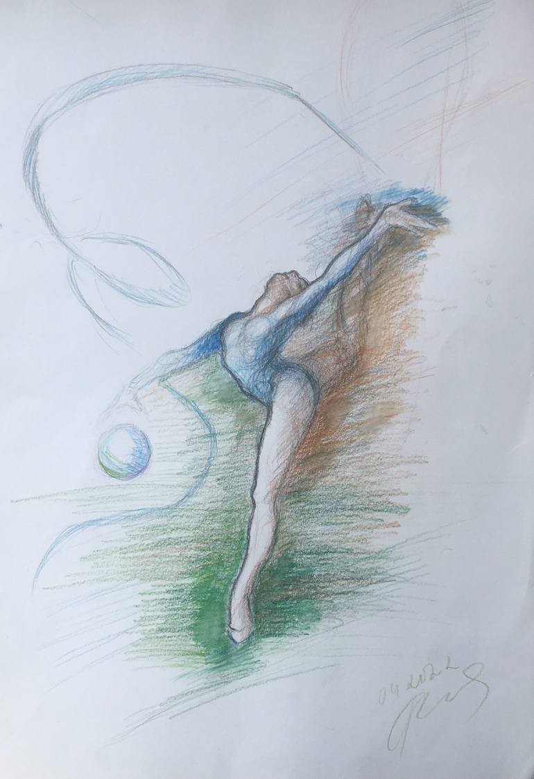 Original Sport Drawing by Ne Znam