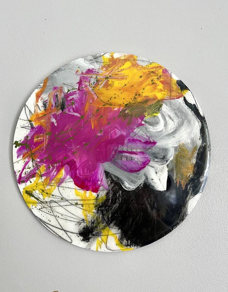 Original Abstract Expressionism Abstract Paintings by Courtney Barnard