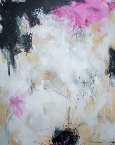 Original Abstract Expressionism Abstract Paintings by Courtney Barnard
