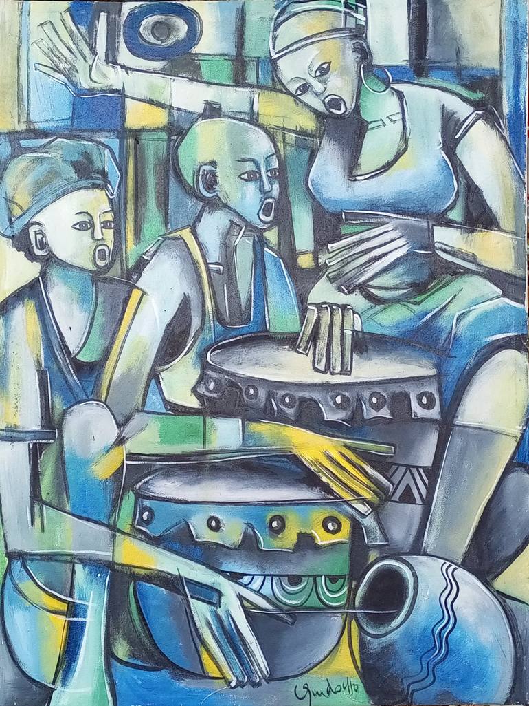 Original Music Painting by Jafeth Moiane