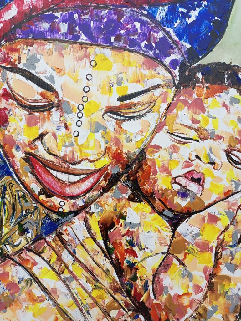 Original Love Painting by Jafeth Moiane