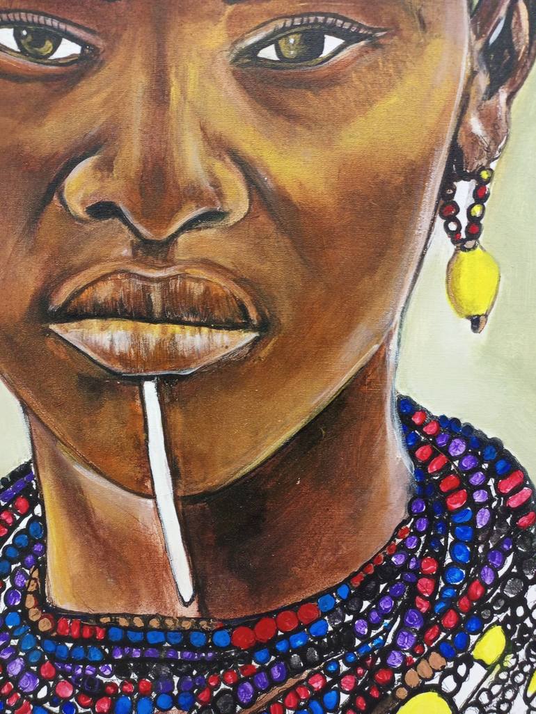 Original Women Painting by Jafeth Moiane