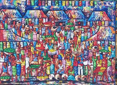 Print of Figurative Places Paintings by Jafeth Moiane