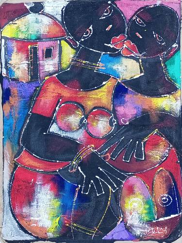 Print of Love Paintings by Jafeth Moiane