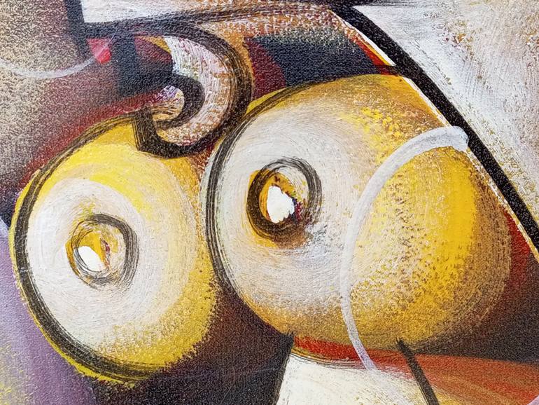 Original Abstract Music Painting by Jafeth Moiane