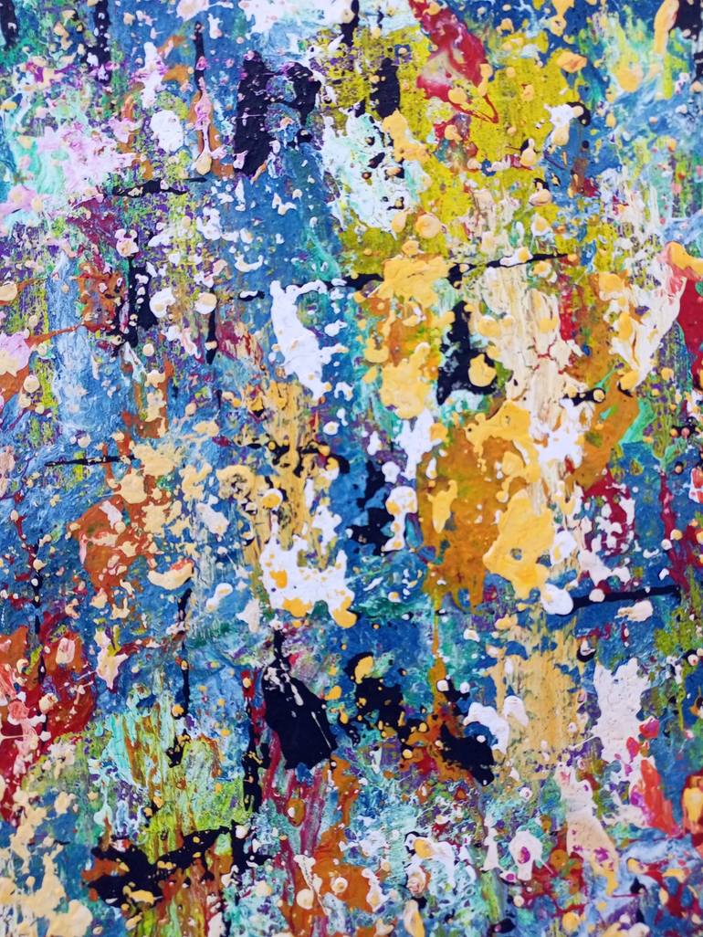 Original Abstract Painting by Jafeth Moiane