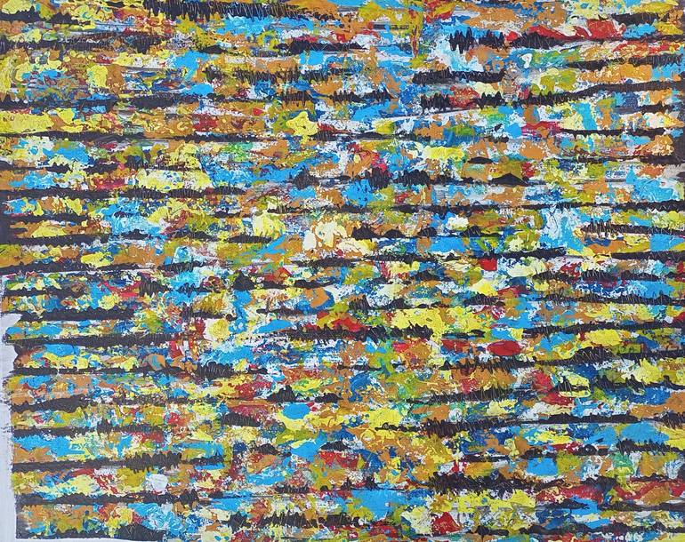 Print of Abstract Expressionism Abstract Paintings by Jafeth Moiane