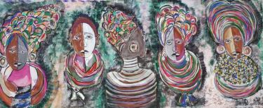 Original Women Paintings by Jafeth Moiane