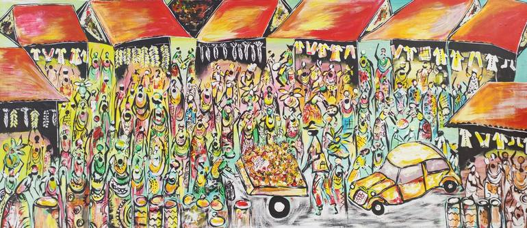 Print of Figurative Business Paintings by Jafeth Moiane