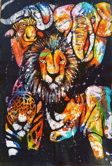 Original Animal Paintings by Jafeth Moiane