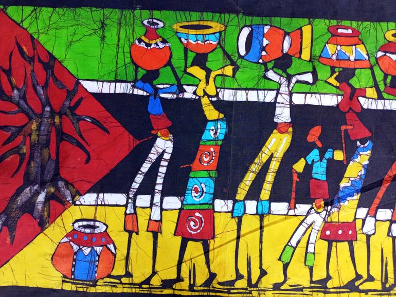 Original Abstract Politics Painting by Jafeth Moiane