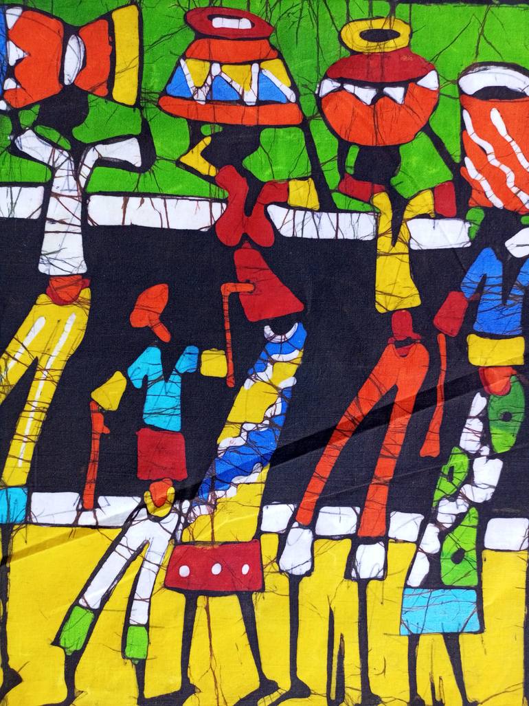 Original Abstract Politics Painting by Jafeth Moiane