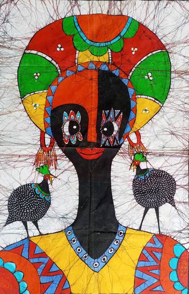 African queen, African queen art, Black queen art, African queen thumb