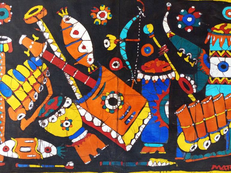 Original Music Painting by Jafeth Moiane