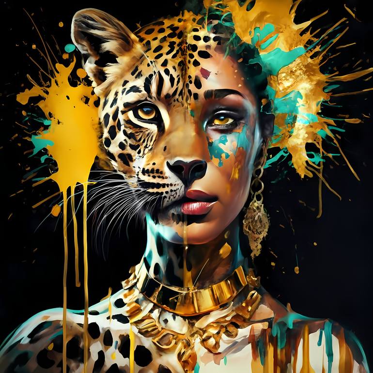 Print of Figurative Women Digital by Jafeth Moiane