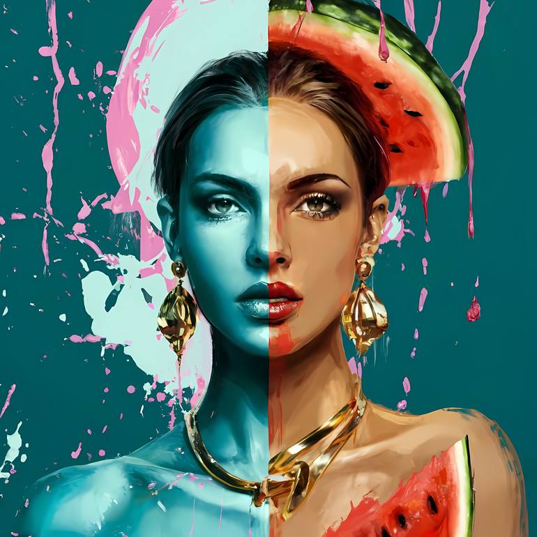 Print of Figurative Women Digital by Jafeth Moiane