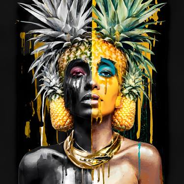 Split essence: Pineapple Queen, Wall art for hotels thumb