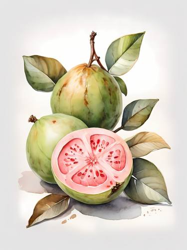 Guava bliss, Modern kitchen wall art, thumb