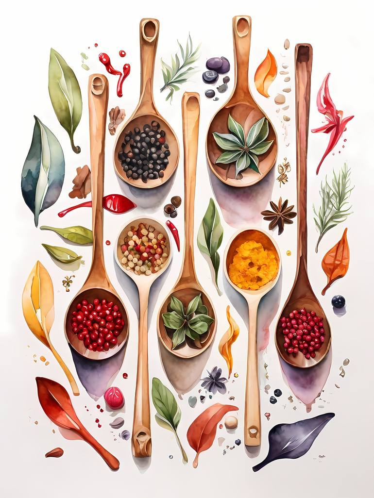 Original Abstract Food & Drink Digital by Jafeth Moiane