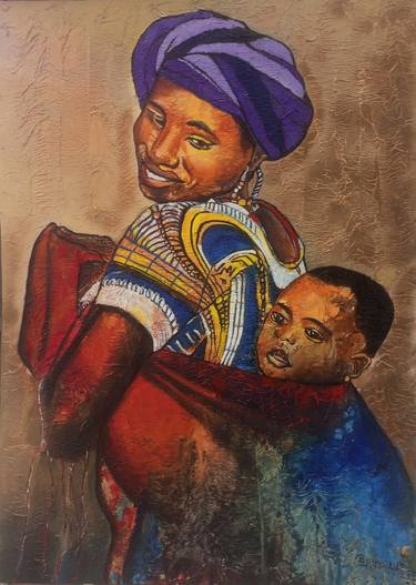 Print of Love Paintings by Jafeth Moiane