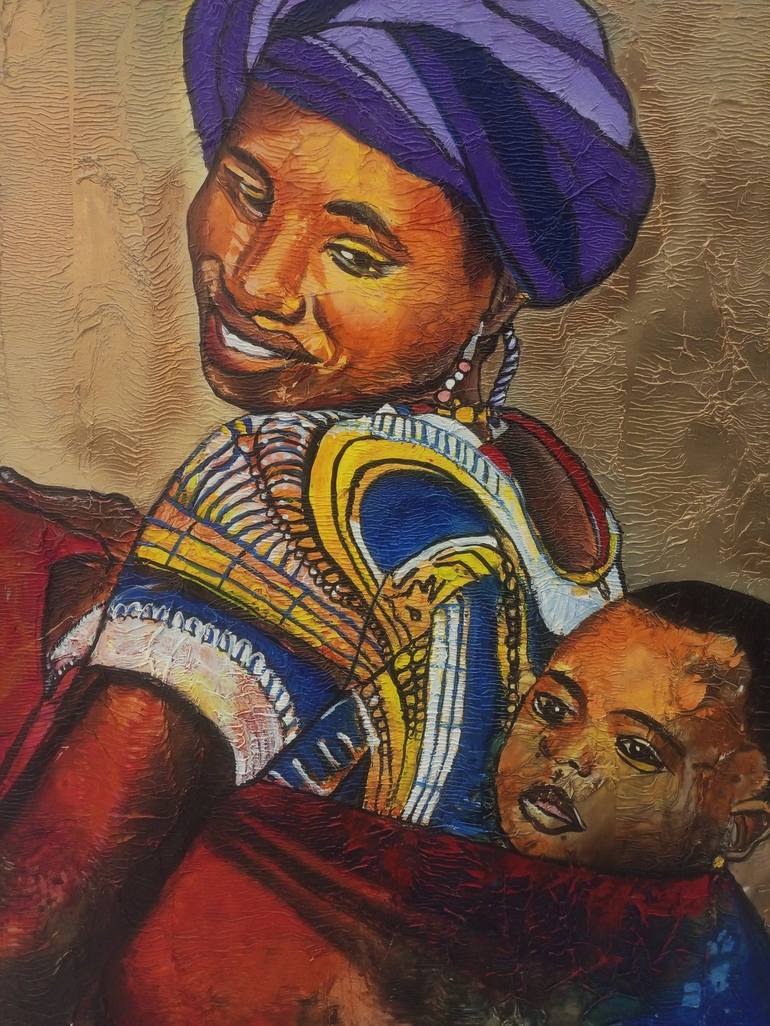 Original Love Painting by Jafeth Moiane