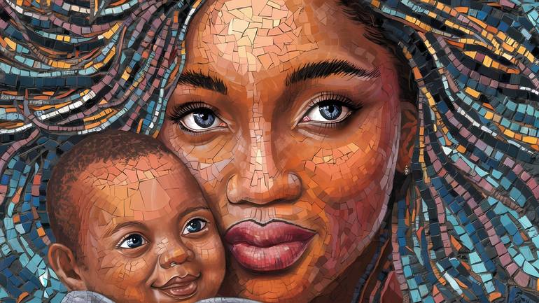Print of Figurative Love Digital by Jafeth Moiane