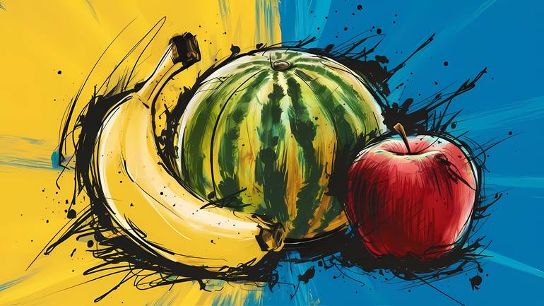 Print of Figurative Food & Drink Digital by Jafeth Moiane
