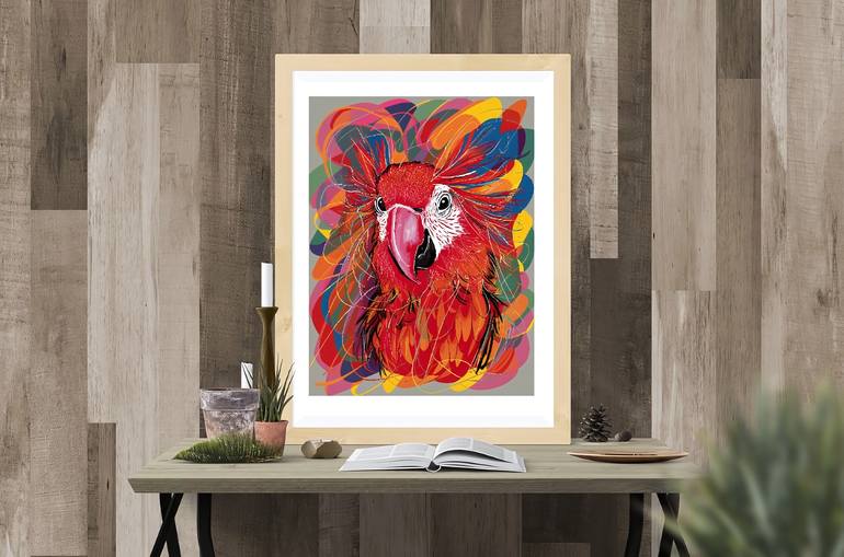 Original Figurative Animal Digital by Jafeth Moiane