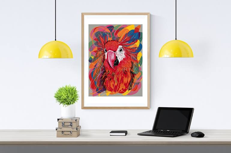 Original Figurative Animal Digital by Jafeth Moiane