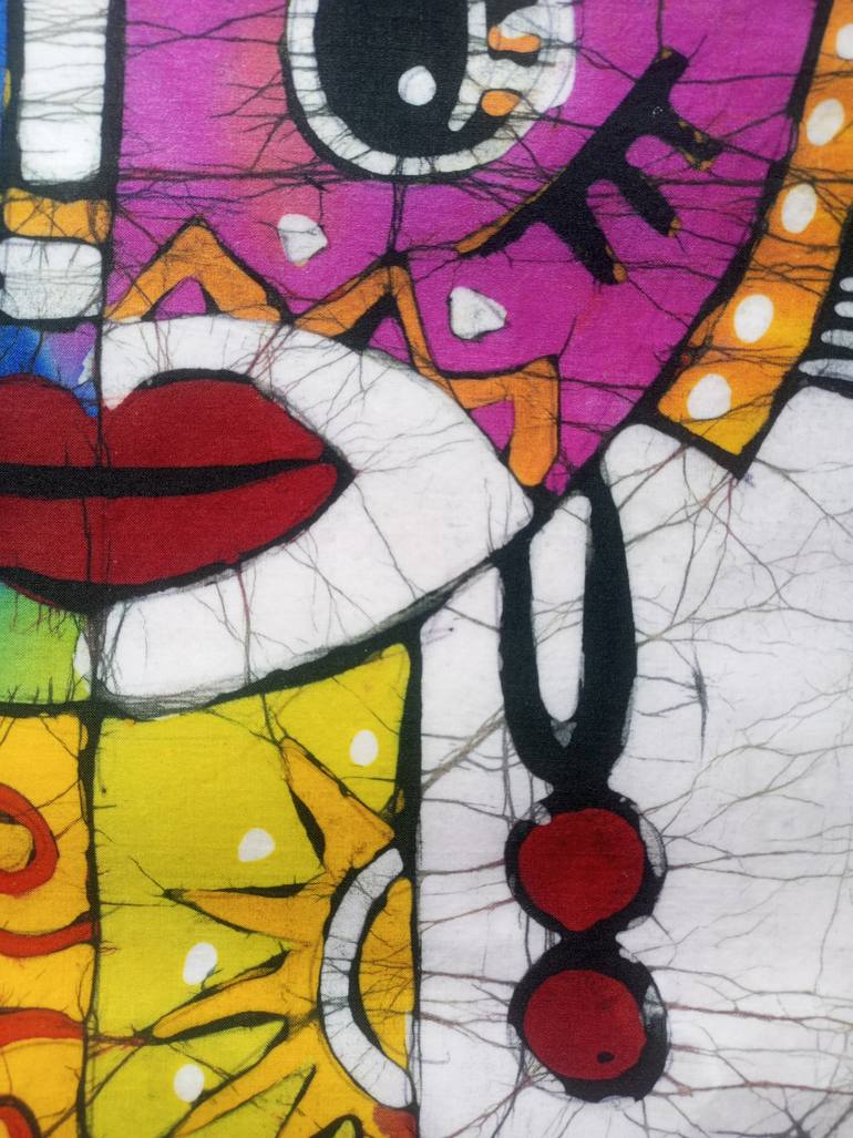 Original Figurative Women Painting by Jafeth Moiane