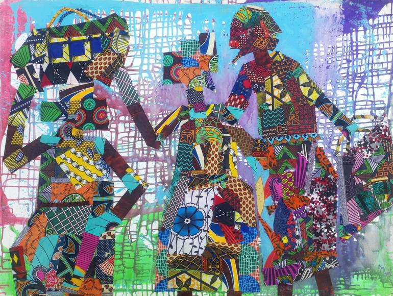 Print of Figurative Women Collage by Jafeth Moiane