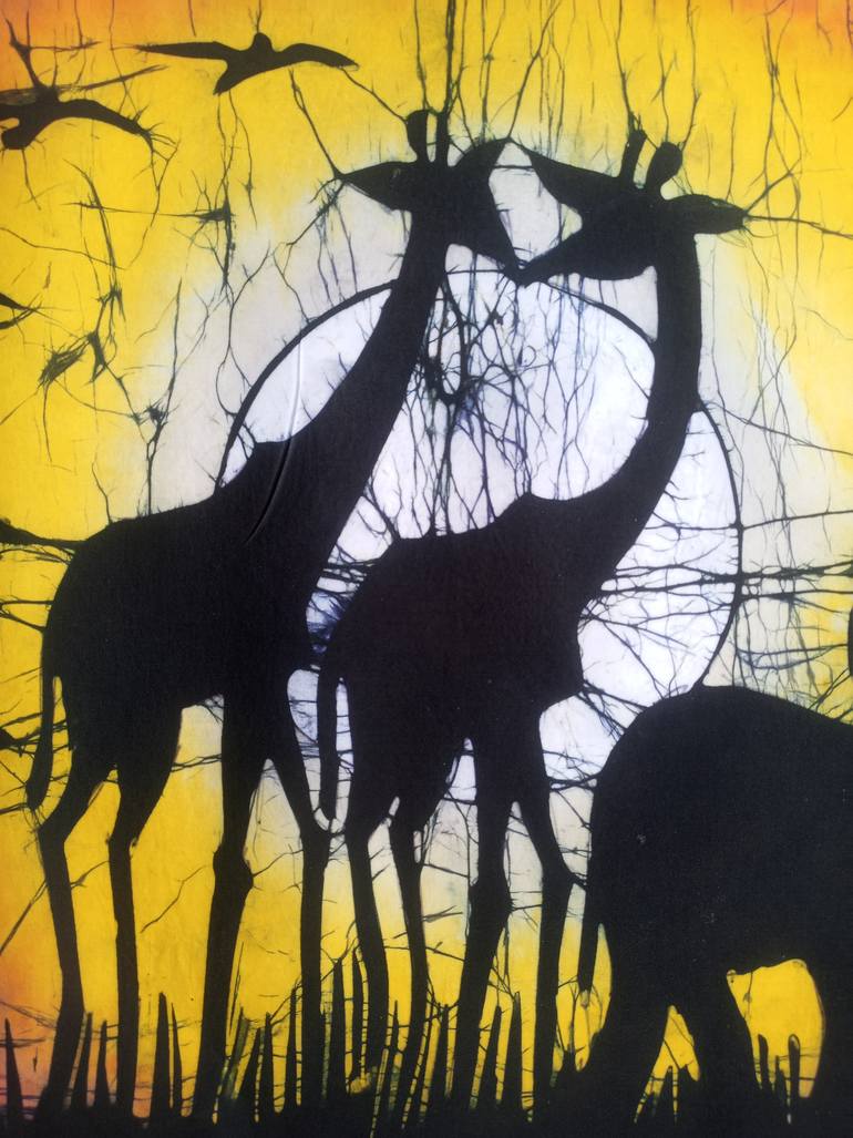 Original Figurative Animal Painting by Jafeth Moiane