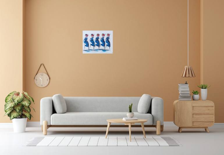 Original Figurative Women Painting by Jafeth Moiane