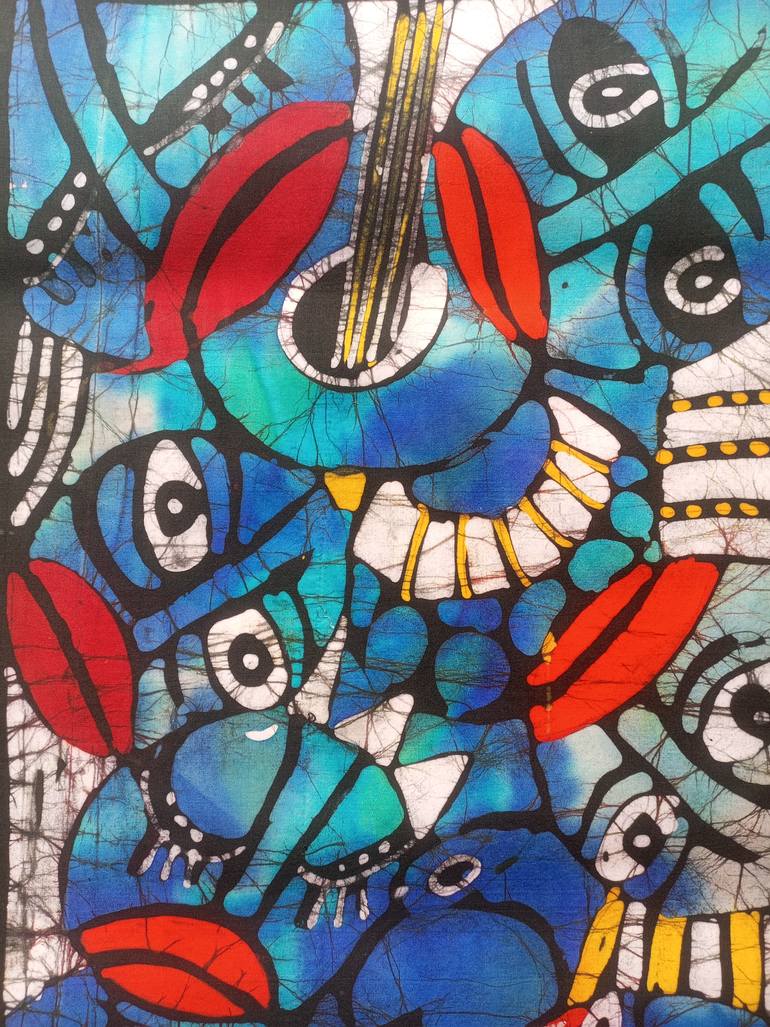 Original Abstract Music Painting by Jafeth Moiane