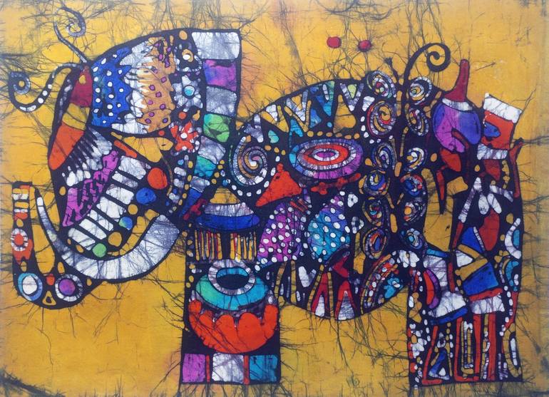 Print of Abstract Animal Paintings by Jafeth Moiane
