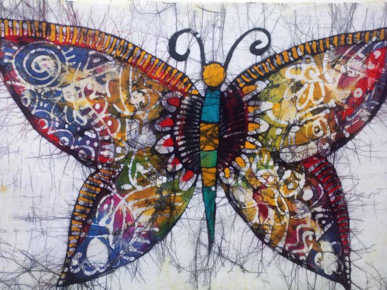 Original Abstract Animal Painting by Jafeth Moiane