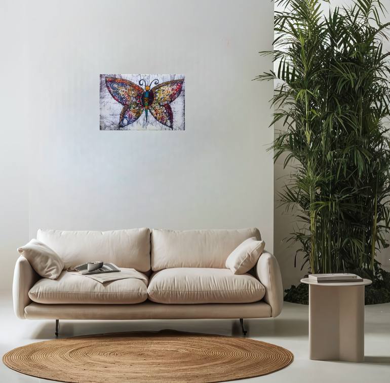 Original Abstract Animal Painting by Jafeth Moiane