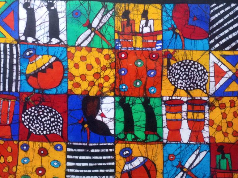 Original Figurative Nature Painting by Jafeth Moiane