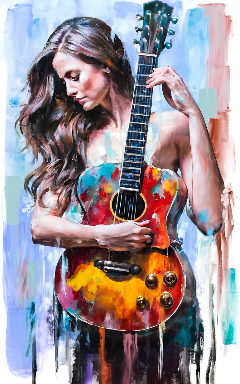 Print of Figurative Music Digital by Jafeth Moiane