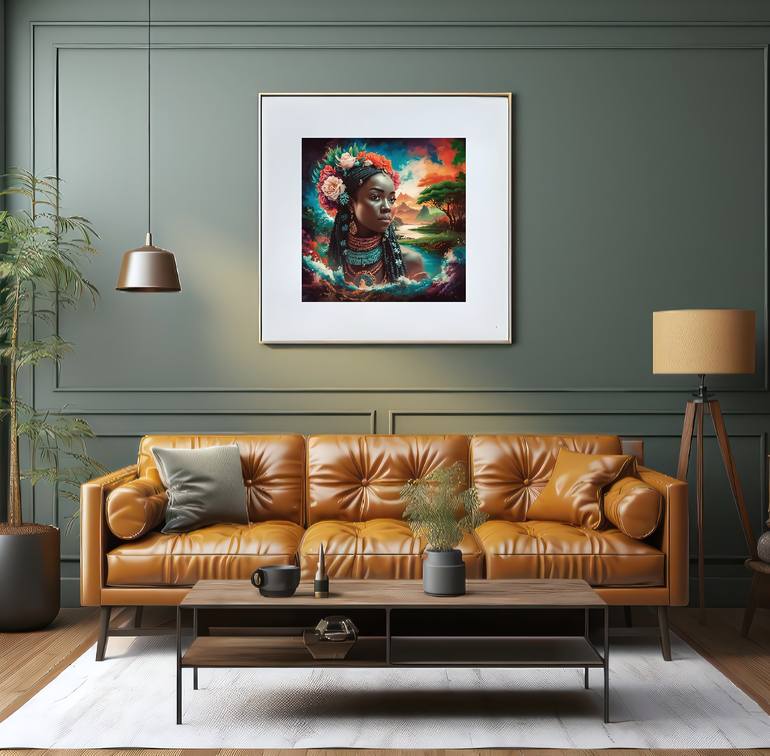 Original Figurative Women Digital by Jafeth Moiane