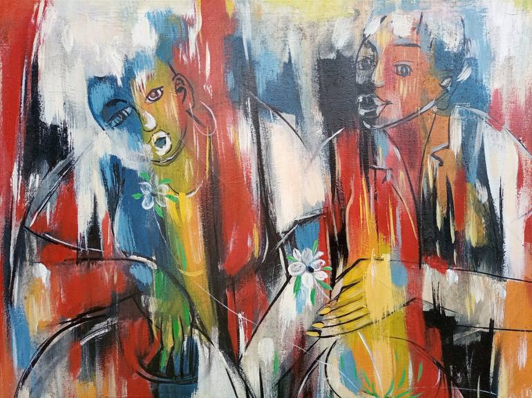 Original Love Painting by Jafeth Moiane