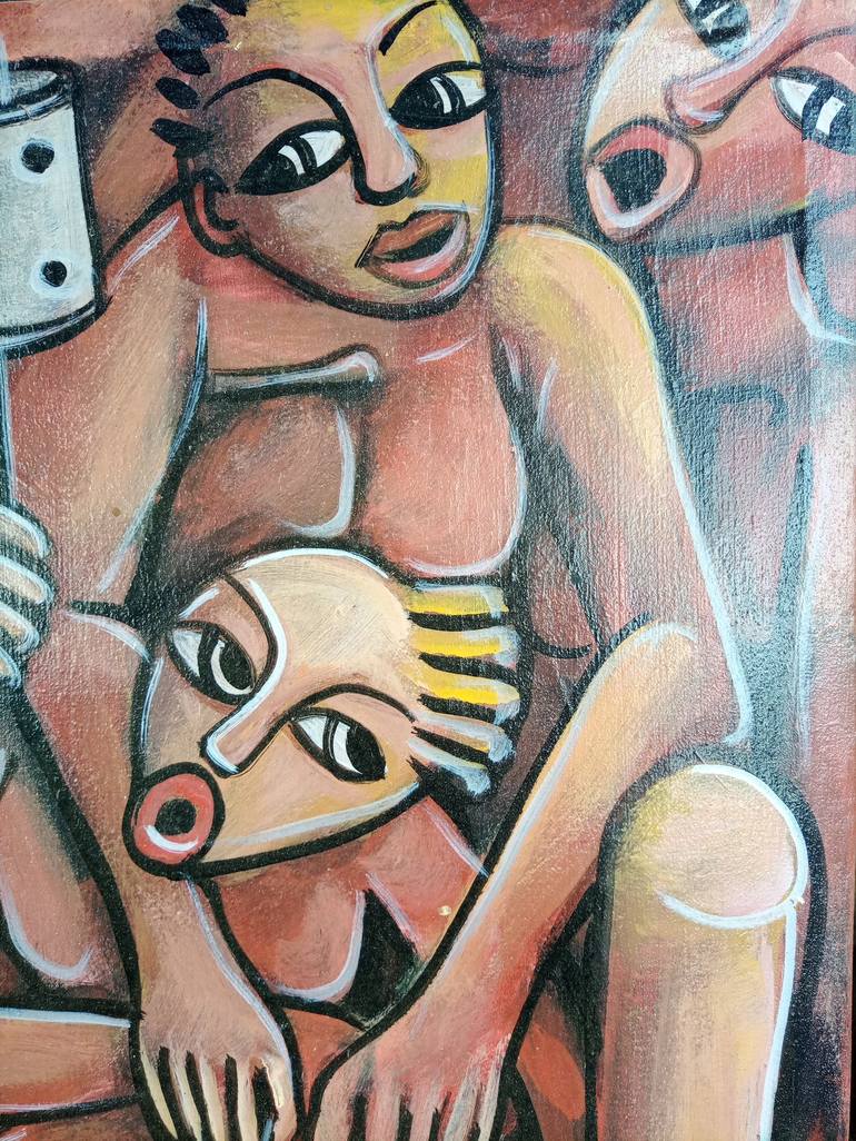 Original Culture Painting by Jafeth Moiane