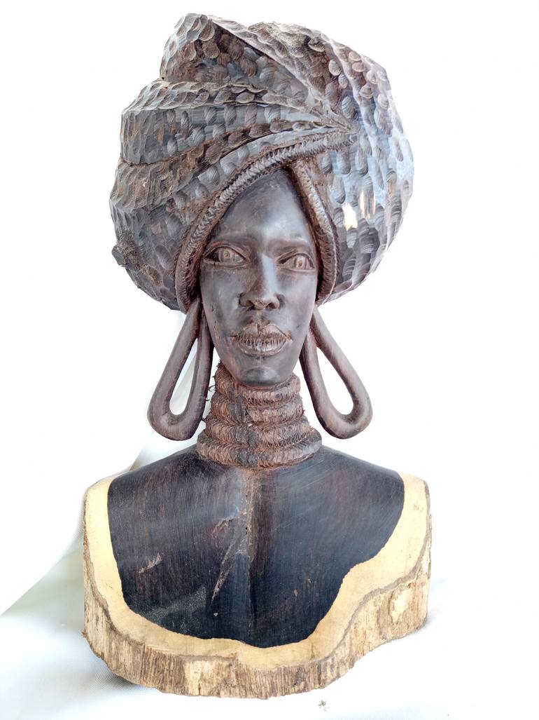 woman, African woman statue, African woman sculpture Sculpture