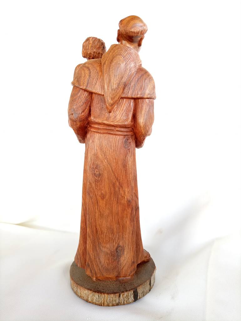 Original Art Deco Religion Sculpture by Jafeth Moiane