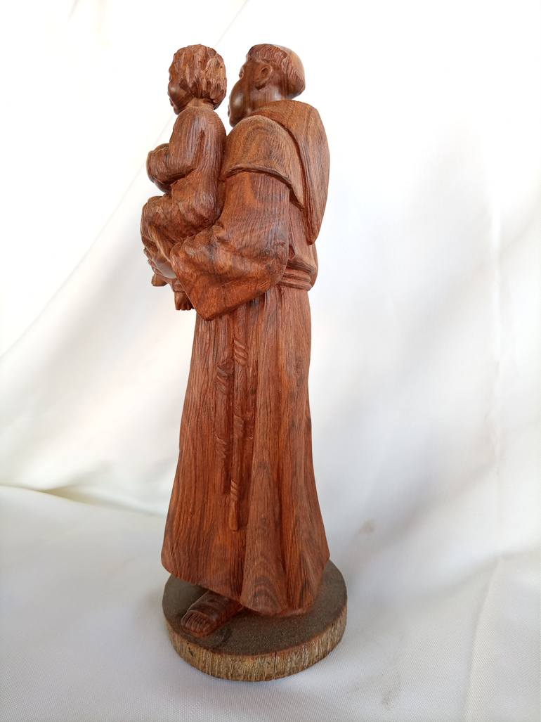 Original Art Deco Religion Sculpture by Jafeth Moiane