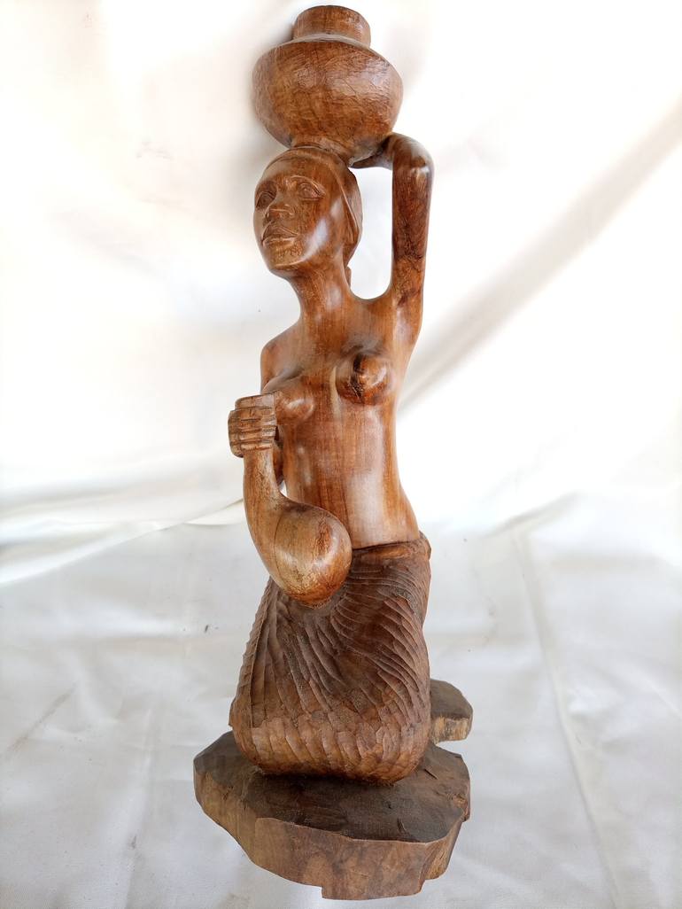 Original Women Sculpture by Jafeth Moiane